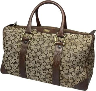 Celine Pre-owned Vintage Weekendtas - Dames - Vintage Weekendtas - Bruin - ONE Size - Leer - Vintage