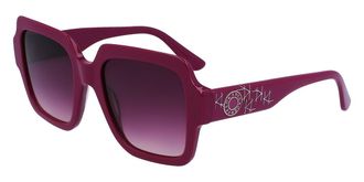 Karl Lagerfeld KL6104SR 501 Womens Sunglasses Red Size 53
