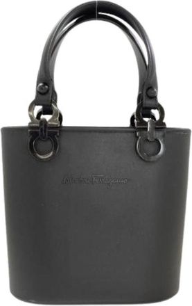 Ferragamo Pre-owned Bucket Bag - Dames - Vintage Tas - Zwart - ONE Size - Vintage