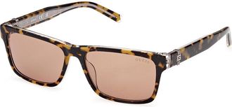Guess GU00074 53E Mens Sunglasses Tortoiseshell Size 55