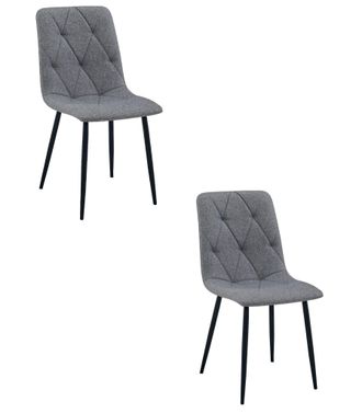 OEM Silla Libra - Tela Gris Oscuro / Patas Negras X 2