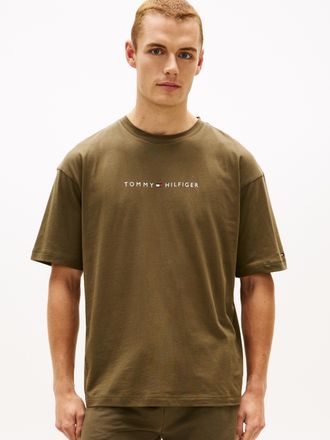Tommy Hilfiger T-Shirt, Herren, Gr. XXL (56), army gr&uuml;n, Web, Obermaterial: 100% Baumwolle, TOMMY HILFIGER UNDERWEAR, unifarben, regular fit normal, Rundhals, einges