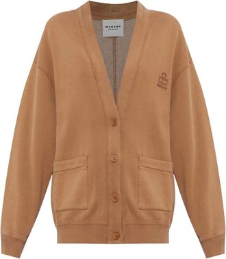 Isabel Marant Stephy Sweatshirt - Dames - Vesten - Bruin - S - Katoen - Truien & Vesten