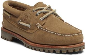 Timberland Noreen Boat Shoe in Medium Beige Suede at Nordstrom, Size 8.5