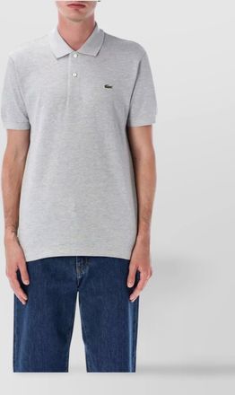 Lacoste collared shirt with short sleeves