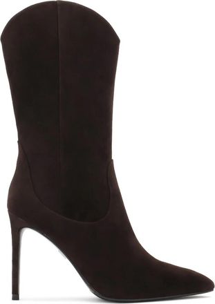 Kazar Su&egrave;de zijkanten met hoge schacht - Dames - Cowboylaarzen - Bruin - 36 EU - Su&egrave;de - Schoenen