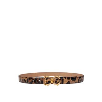 Dolce & Gabbana Dames, Accessoires, Veelkleurig, Maat: 75 CM Leer