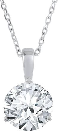 Pompeii3 1 1/2 ct Solitaire Lab Grown Diamond Pendant available in 14K