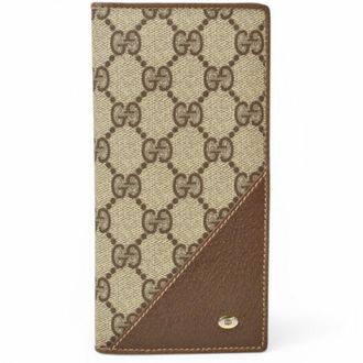 Gucci Beige Brown Gg Plus Wallet (Bi-Fold) (Pre-Owned)