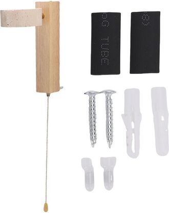 OEM Aplique De Pared Led En Madera De Roble Y Piedra Travertino, Luminaria Giratoria Moderna, Decoraci&oacute;n Art&iacute;stica Para Entrada, Pasillo, Dormitorio, Ba&ntilde;o