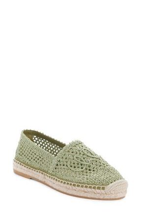 Chlo&eacute; Isla Logo Espadrille in Mint at Nordstrom Rack, Size 5Us / 35Eu