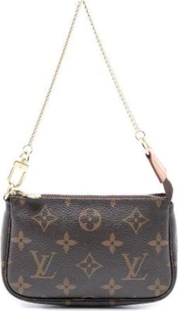 Louis Vuitton Pre-owned Mini Bags, female, Brown, Size: ONE SIZE Pre-owned Canvas Mini Bag