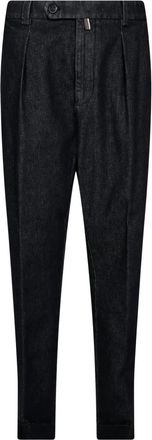 Berwich Chiaia GD Straight Broeken - Heren - Straight fit broeken - Zwart - L - Katoen - Broeken