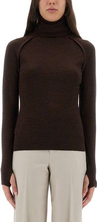 Victoria Beckham Turtleneck Shirt-Donna