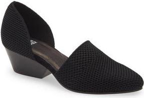 Eileen Fisher Hallo Knit dOrsay Pump in Black Stretch Knit at Nordstrom Rack, Size 10