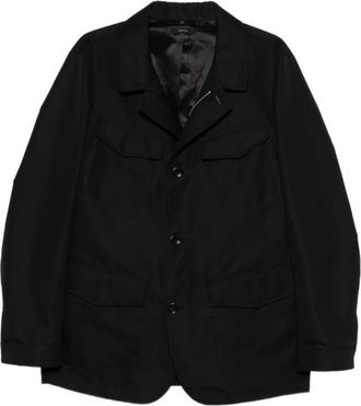 Tom Ford Nylon Sartorial Militaire Jas - Heren - Blazers - Zwart - XL - Nylon - Jassen