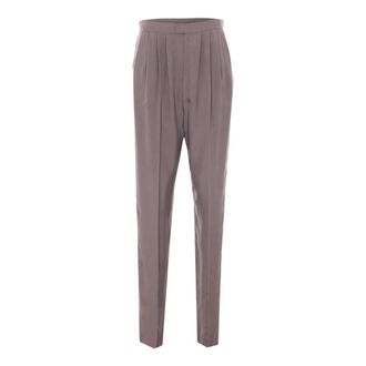 Saint Laurent Mujer, Pantalones, Gris, Talla: M