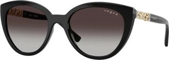 Vogue Eyewear Authentieke stijlvolle zonnebril van premium kwaliteit - unisex - Zonnebrillen - Zwart - 53 MM - Accessoires