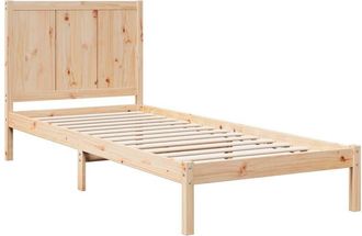 vidaXL Extra Long Bed Frame without Mattress 100x210 cm Solid Wood Vidaxl