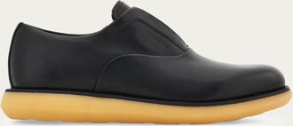 Ferragamo Men Slip on lace up shoe Black Size 10.5