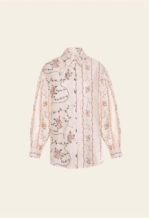 Agua Bendita Cecilia Navegante Shirt in Ivory at Nordstrom, Size Medium