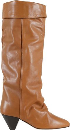 Isabel Marant Elita Gz High Cuffed Pointed Toe Boot