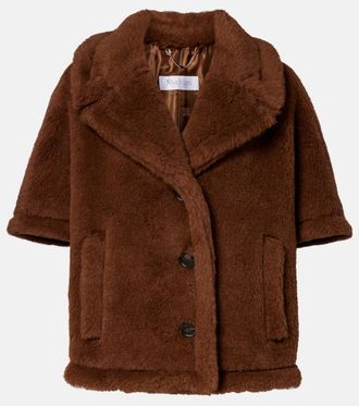 Max Mara Corvino teddy cape