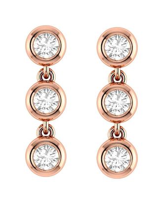 Liv Oliver 18K Cz Earrings