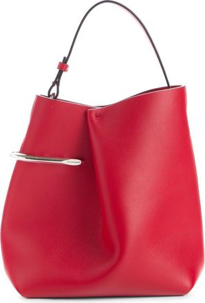 Givenchy Mini Pinch Me Leather Tote in 638-Equestrian Red at Nordstrom