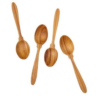 Be Home Teak Coffee Spoons - Set of 4 at Nordstrom