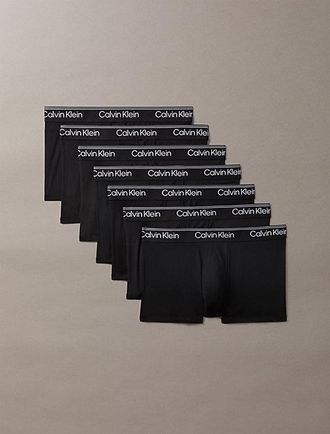 Calvin Klein 7 Pack Low Rise Trunks - Micro Stretch