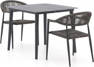 Manifesto Furniture Manifesto Belpasso/Sora 90cm dining tuinset 3-delig stapelbaar