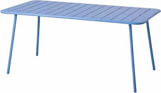 Concept Usine Mesa de jard&iacute;n de 6 plazas 160 cm azul