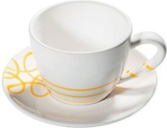 Gmundner Keramik Gmundner Keramik - Gmundner Pur Taza De T&eacute; Verde Flameada Maxima Con Platillo