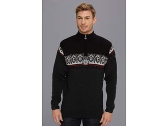 Dale of Norway Moritz Masculine Mens Sweater E-Teer Vig/Raspberry/Black/Off White : 2XL (Mens 52-54), Wool
