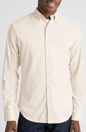 Bonobos Slim Fit Corduroy Button-Down Shirt in Silver Birch at Nordstrom Rack, Size Large
