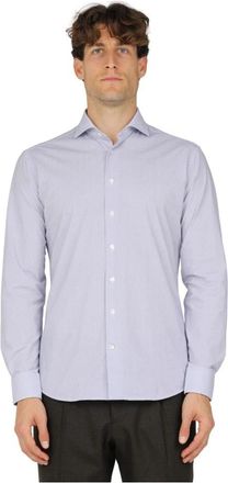 Traiano Rossini Radical Shirt - Heren - Zakelijke Overhemden - Blauw - L - Overhemden