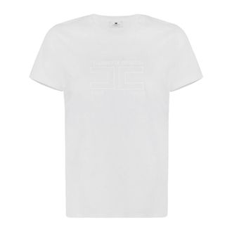 Elisabetta Franchi Dames, Tops, Wit, Maat: XS Jersey