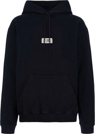Maison Margiela Hoodies & sweatvesten, Heren, Blauw, XL, Felpe