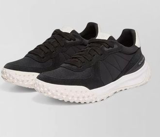 Moncler leather low-top sneakers