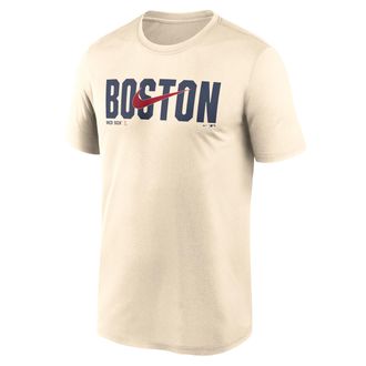 Nike Boston Red Sox Swoosh Legend Nike Mens Dri-FIT MLB T-Shirt in Brown | NKGK15ABQ-RSQ