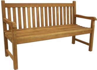 Sunnydaze Teak Outdoor Patio Garden Bench