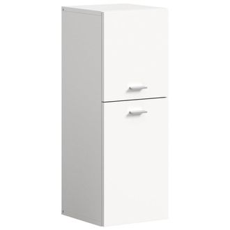 ebuy24 Mueble de ba&ntilde;o Boston 2 puertas color blanco