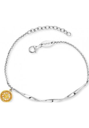 Engelsrufer Womens ERB-ALOHA-TWIST-BIG Ladies Aloha Bracelet - Gold - One Size