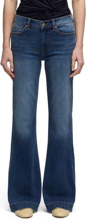 7 For All Mankind Dojo Tailorless Mid Rise Flare Jeans in Gale at Nordstrom, Size 27
