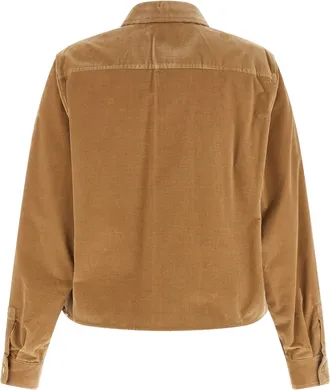 Max Mara Womens Beige Cotton Denim Jacket Clothing