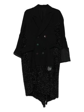 Undercover double-breasted coat - women - Fabric - 1 - Black