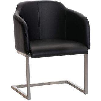 Clp Sedia Magnus in similpelle nero