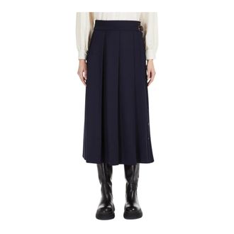 Max Mara Dames, Rokken, Blauw, Maat: M