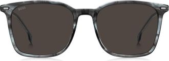 HUGO BOSS Authentieke stijlvolle zonnebril van premium kwaliteit - unisex - Zonnebrillen - Grijs - 54 MM - Accessoires
